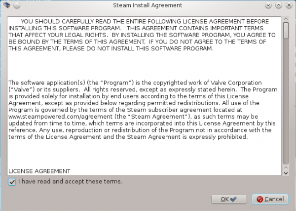 Steam License Agreement